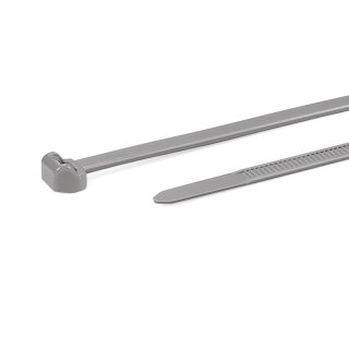 HellermannTyton - 118-05078 - Kabelbinder außenverzahnt 200x4,6 mm, grau