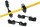 HellermannTyton - 234-10200 - Befestigungsclip für Rundlöcher, Ø5.0 mm, Dmin=5.5mm, Dmax=6.7mm, L=22.0mm, W=8.8mm, H=14.0mm, schwarz, 500ST