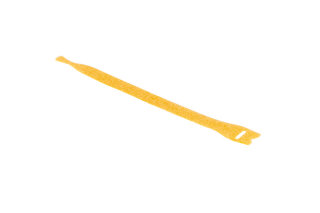 HellermannTyton - 130-00016 - Klettbinder 200x12,5 mm, gelb, 10 Stk.