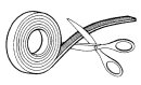 HellermannTyton - 130-00020 - Klettbinder 5 m x 12,5 mm, schwarz, Rolle
