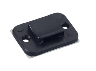 HellermannTyton - 151-11310 - Klebesockel 20x14 mm, UV-witterungsstabil, schwarz