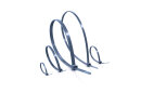 HellermannTyton - 111-00830 - Kabelbinder detektierbar 202x4,6 mm, metallhaltig, blau