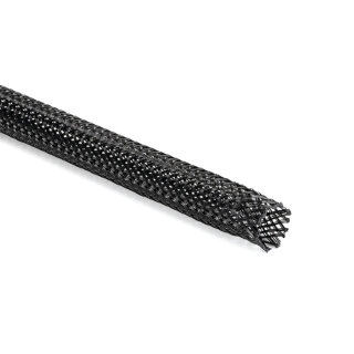 HellermannTyton - 170-00400 - Polyester Geflechtschlauch schwarz, hohe Aufweitrate, Nennmaß 40mm