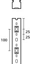 HellermannTyton - 184-10188 - Verdrahtungskanal 120x60 mm, 2000 mm, PVC, grau