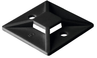HellermannTyton - 151-28530 - Klebesockel 38x38 mm, schwarz