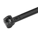 HellermannTyton - 118-04900 - Kabelbinder außenverzahnt 200x3,4 mm, hitzestabil, schwarz
