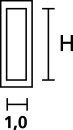 HellermannTyton - 525-10173 - Kennzeichnungsträger 10.00x17.5 mm transparent
