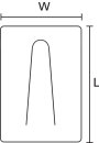 HellermannTyton - 151-00100 - Klebesockel mit flexiblem Flachbügel 30x20mm ST weiß