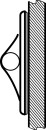 HellermannTyton - 151-00100 - Klebesockel mit flexiblem Flachbügel 30x20mm ST weiß