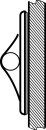 HellermannTyton - 151-00300 - Klebesockel mit flexiblem Flachbügel 43x31mm ST weiß