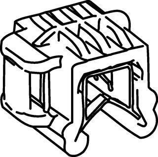 HellermannTyton - 156-00007 - Befestigungsbinder 200x4,6 mm, 2-teilig, hitzestabil, schlagzäh, schwarz