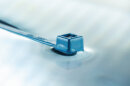 HellermannTyton - 111-01225 - Kabelbinder innenverzahnt detektierbar, 100.0x2.5mm, Ø1.5-22.0mm, blau, 100ST