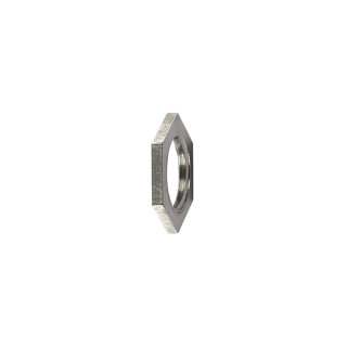 HellermannTyton - 166-50110 - Gegenmutter, Messing vernickelt
