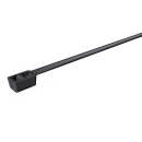 HellermannTyton - 117-00008 - Kabelbinder mit doppeltem Verschlusskopf 395x4,7 mm, hitzestabil, schwarz