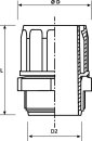 HellermannTyton - 167-00535 - Wellschlauchverschraubung...