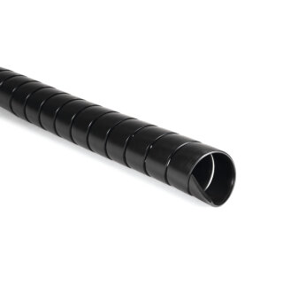 HellermannTyton - 162-20100 - Spiralschlauch 10 mm - 13 mm, PP, schwarz, 1 m