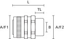 HellermannTyton - 166-30403 - Verschraubung für...