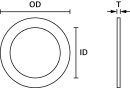 HellermannTyton - 166-50512 - Chloropren Dichtungsscheibe...