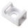 HellermannTyton - 151-30303 - Befestigungssockel für Schraubenbefestigung, Ø3.8 mm, Wmax=5.0mm, #6 (M3) Schraube, L=14.7mm, H=6.90mm, weiß, 100ST