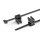 HellermannTyton - 156-00948 - Befestigungsbinder 200x4,6 mm, 2-teilig zur Kantenbefestigung, 1,0 - 3,0 mm, Aufnahme oben, UV-witterungsstabil, schwarz