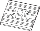 HellermannTyton - 151-01528 - Flexibler Befestigungssockel PA66HS 28 x 28 weiß