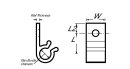 HellermannTyton - 211-70002 - Kabelhalter schraubbar schwarz
