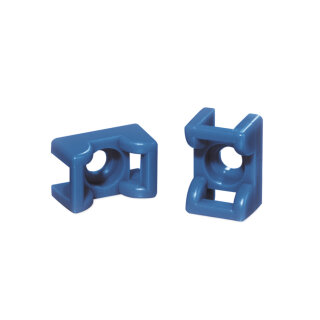 HellermannTyton - 151-00654 - Befestigungssockel 24,8x14,3 mm, E/TFE, blau