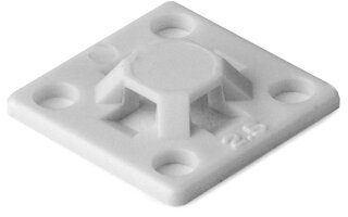 HellermannTyton - 151-01802 - Klebesockel 13x13 mm, weiß