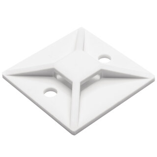 HellermannTyton - 151-00324 - Befestigungssockel 37,7x37,7 mm, weiß