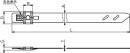 HellermannTyton - 111-01633 - Edelstahlkabelbinder 700x8,9 mm, mit Stanzverschluss