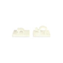 HellermannTyton - 151-00121 - Klebesockel 25x25 mm, schwarz