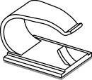 HellermannTyton - 151-00502 - Klebesockel 33,2x27,4 mm schwarz