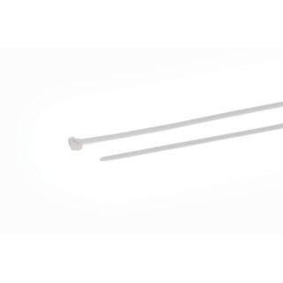 HellermannTyton - 118-00080 - Kabelbinder außenverzahnt 200x3,4 mm, flammhemmend, weiß