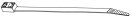 HellermannTyton - 117-05303 - Kabelbinder mit doppeltem Verschlusskopf 305x4,7 mm, natur