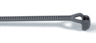 HellermannTyton - 118-00089 - Kabelbinder außenverzahnt m. 90° abgewinkeltem Kopf 150x3,3 mm, hitzestabil, natur