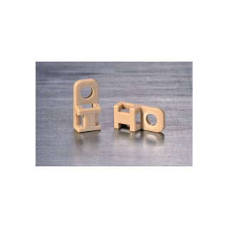 HellermannTyton - 151-00757 - Schraubsockel 20,5x10,2 mm, M4, PEEK, beige