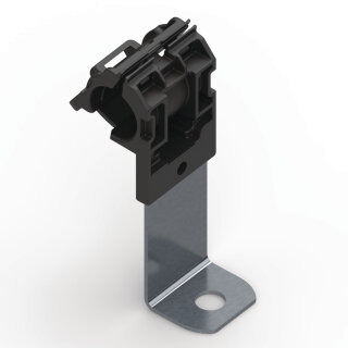 HellermannTyton - 151-01460 - Befestigungselement 129,9x34,9 mm, Bündeldurchmesser: 12,7-19,5 mm, M8, schwarz