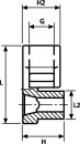 HellermannTyton - 151-02279 - Befestigungssockel 26,8x12,5 mm, schwarz