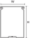 HellermannTyton - 181-10328 - Verdrahtungskanal 25x100...