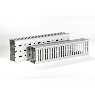 HellermannTyton - 185-40358 - Verdrahtungskanal 50x75 mm, 2000 mm, PVC, grau