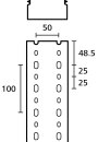 HellermannTyton - 185-45075 - Verdrahtungskanal HTWD-PD-50X75 PVC Grau