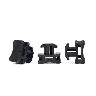 HellermannTyton - 151-02858 - Befestigungselement Aluminiumprofile für Bosch Rexroth/SUS, W=10.0mm, T=6.0mm, schwarz, 500ST