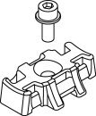 HellermannTyton - 151-01040 - Kabelhalter 70x46 mm,...