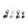 HellermannTyton - 151-00374 - Halteclip 61,3x13,5 mm, selbstverschließend, hitzestabil, schlagzäh, schwarz