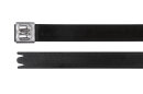HellermannTyton - 111-00288 - Edelstahlkabelbinder 127x4,6 mm, vollbeschichtet, schwarz