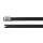 HellermannTyton - 111-00288 - Edelstahlkabelbinder 127x4,6 mm, vollbeschichtet, schwarz