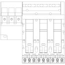 Einspeisung links 3RA6813-8AB Schraubanschluss 50/70...