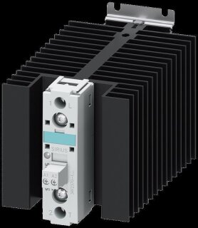Siemens - 3RF23701BA06 - Halbleiterschütz 3RF2, 1-ph. AC51 70A/AC 15 27,5A 48-600V/24V DC