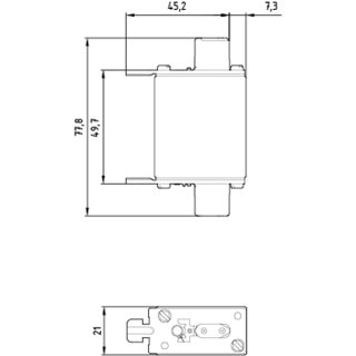 NH-Sicherungseinsatz NH000 80 A gG 500 V AC 250 V DC