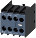 Hilfsschalterblock 3RH2911-1HA30 3 S frontseitig...